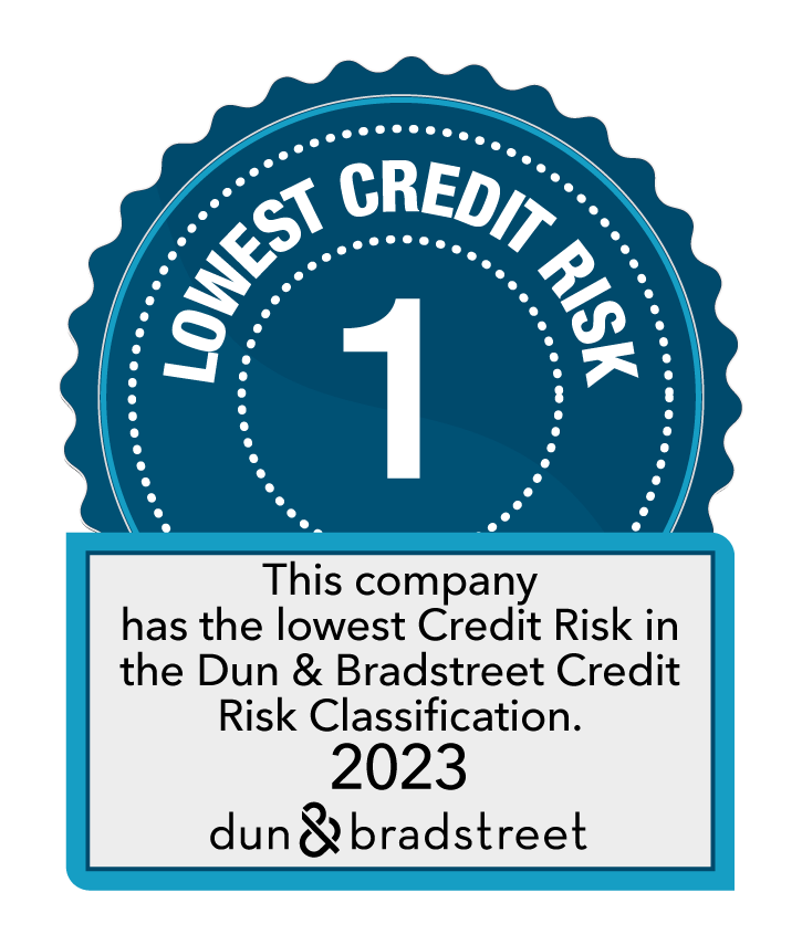 Dun Bradstreet alhaisin riskiluokka logo